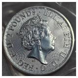 2022 2 Pound Bit, 1 oz Silver