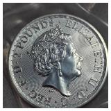 2022 2 Pound Bit, 1 oz Silver