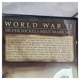 WW II Silver 5c Mint Mark Set