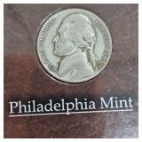 WW II Silver 5c Mint Mark Set