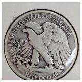 2-Walking Liberty 50c 1942 & 1920-S