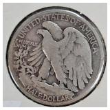 2-Walking Liberty 50c 1942 & 1920-S