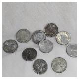 10-Lincoln Steel Wheat 1c
