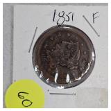 1851 Large Cent