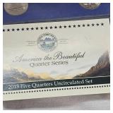2013 National Parks 25c Set, UNC