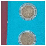 1859-1864 Complete Set Indian Head Penny