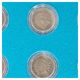 1859-1864 Complete Set Indian Head Penny