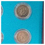 1859-1864 Complete Set Indian Head Penny