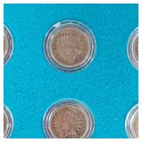 1859-1864 Complete Set Indian Head Penny