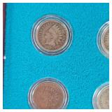 1859-1864 Complete Set Indian Head Penny