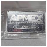 APMEX 10 Troy Ounce, .999 Silver Bar, Sealed, UNC