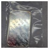 Wide Mint American Eagle 1oz, .999 Ingot
