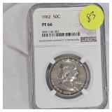 1962 Franklin 50c NGC PF66