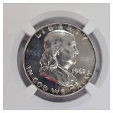 1962 Franklin 50c NGC PF66