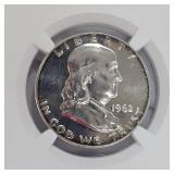 1962 Franklin 50c NGC PF66