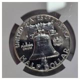 1963 Franklin 50c NGC PF66