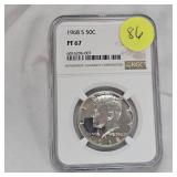 1968 S Kennedy 50c NGC PF67