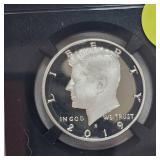2019 S Silver 1st Day Issue Kennedy 50c NGC PF69 Ultra Cameo