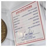 WW II $10 Catridge Brass Coin Proof