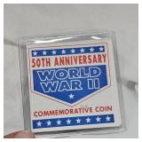 WW II $10 Catridge Brass Coin Proof