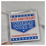 WW II $10 Catridge Brass Coin Proof