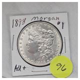 1898 Morgan $1 AU+