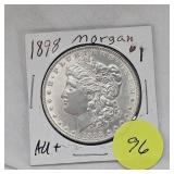 1898 Morgan $1 AU+