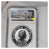 2021 P Australia S $1 Koala NGC MS69, 1st Release