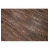 9 Boxes of TrafficMaster Rustic Brown Oak 3 Mil x 6 in. W x 36 in. L Peel and Stick Water Resistant Vinyl Tile Flooring (36 sq. ft.) Customer Returns See Pictures