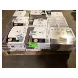27 Boxes of TrafficMaster Dark Grey Slate 3 mil x 12 in. W x 12 in. L Peel and Stick Water Resistant Vinyl Tile Flooring 30 Sq. Ft.  Customer Returns See Pictures