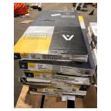8 Boxes of   Armstrong Flooring Universal Bianco Classico 3 MIL x 12 in. L x 24 in. W Peel and Stick Water Resistant Vinyl Tile Flooring (30 sqft/case) Customer Returns See Pictures