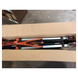 Crescent SITERUNNER 20 in. 3-Shelf Heavy Duty Folding Jobsite Cart with 300 lb. Capacity  Customer Returns See Pictures