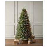 Home Decorators Collection 7.5 ft. Grand Duchess Twinkling Balsam Fir Flocked LED Pre-Lit Artificial Christmas Tree T26 Customer Returns See Pictures