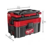 Milwaukee M18 FUEL PACKOUT 18-Volt Lithium-Ion Cordless 2.5 Gal. Wet/Dry Vacuum (Vacuum-Only)  Customer Returns See Pictures