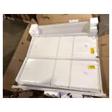 STERLING STORE+ 30 in. W x 60 in. H Three Piece Direct-to-Stud Tub Alcove Wall Surround in White    Customer Returns See Pictures