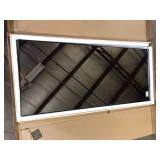 LuxHomez 32 in. W. x 71.2 in. H Modern Rectangle Aluminum Alloy Full Length Mirror Black Wall Mirror/Floor Mirror  Customer Returns See Pictures