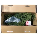 Home Accents Holiday 7.5 ft. Willow Creek Spruce LED Pre-Lit Artificial Christmas Tree T14 Customer Returns See Pictures