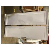 Lot of SAUDER HomePlus Soft White Pantry with Reversible Door One Unit Damaged Customer Returns See Pictures