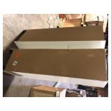 Lot of SAUDER HomePlus Soft White Pantry with Reversible Door One Unit Damaged Customer Returns See Pictures