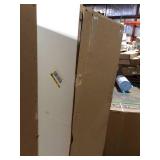 Lot of SAUDER HomePlus Soft White Pantry with Reversible Door One Unit Damaged Customer Returns See Pictures