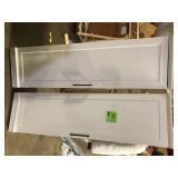 Lot of SAUDER HomePlus Soft White Pantry with Reversible Door One Unit Damaged Customer Returns See Pictures