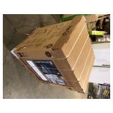 Hampton Bay Shaker 30 in. W x 24 in. D x 34.5 in. H Assembled Sink Base Cabinet in Satin White Customer Returns See Pictures