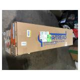 8 Boxes of  Cap A Tread Lakeside Hill Oak 47 in. L x 12.15 in. W x 57.91 mm T Vinyl Overlay Stair Tread and Reversible Riser Kit Customer Returns See Pictures