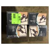 Lot of Hampton Bay 1-Light Black Linear Track Lighting R30/PAR30 Large Step Head  Customer Returns See Pictures