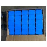Carlon 1-GAng 18 cu. Blue Electrical PVC New York Electrical Switch and Outlet Box (Case of 100) (B118A) Customer Returns See Pictures