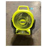 RYOBI ONE+ 18V Cordless Hybrid WHISPER SERIES 7-1/2 in. Fan (Tool Only)  Customer Returns See Pictures