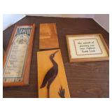Menu Board, Marquetry