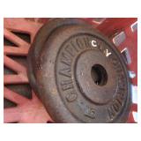 Weight Disks & Barbell