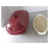 Pampered Chef Roaster & Dish