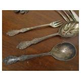 Silverware w/ Sterling Forks